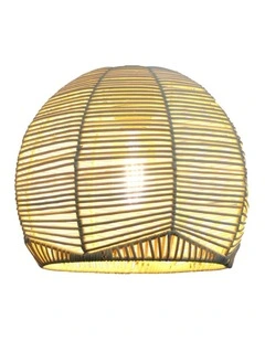 Koga Rattan Cane Shade 25cm in Brown