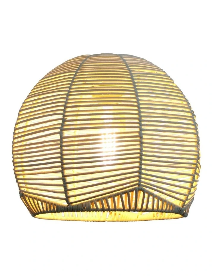 Koga Rattan Cane Shade 25cm in Brown image 1
