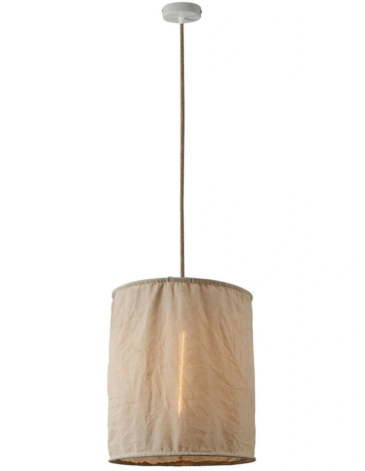 Kya Pendant Light Large in Beige image 2