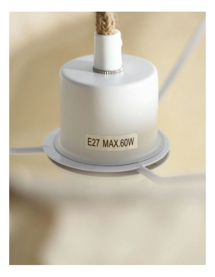Kya Pendant Light Large in Beige image 6