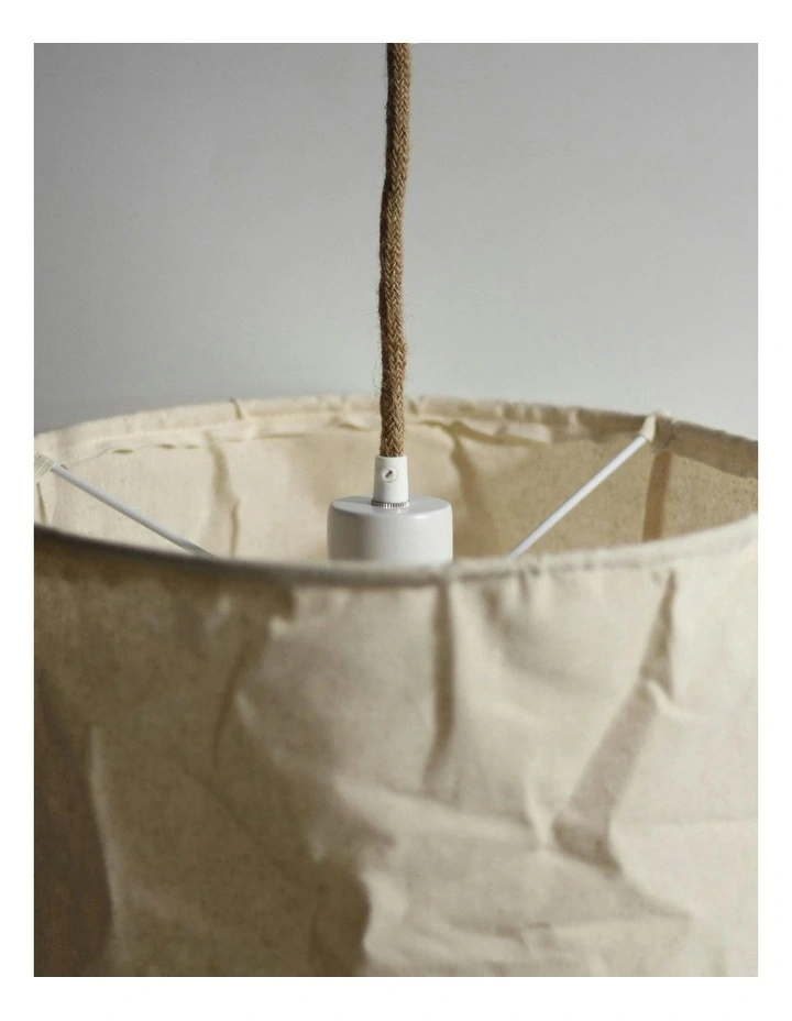 Kya Pendant Light Small in Beige image 6