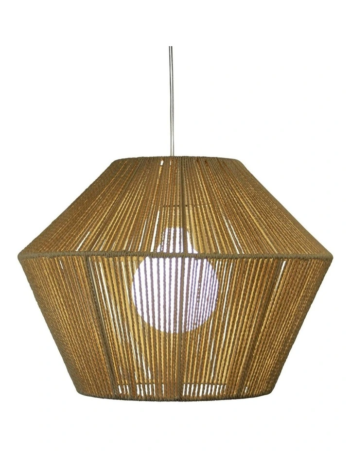 Padang. String Shade Only E27 45cm in Brown image 1