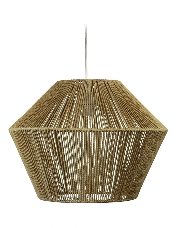 Padang. String Shade Only E27 45cm in Brown image 2