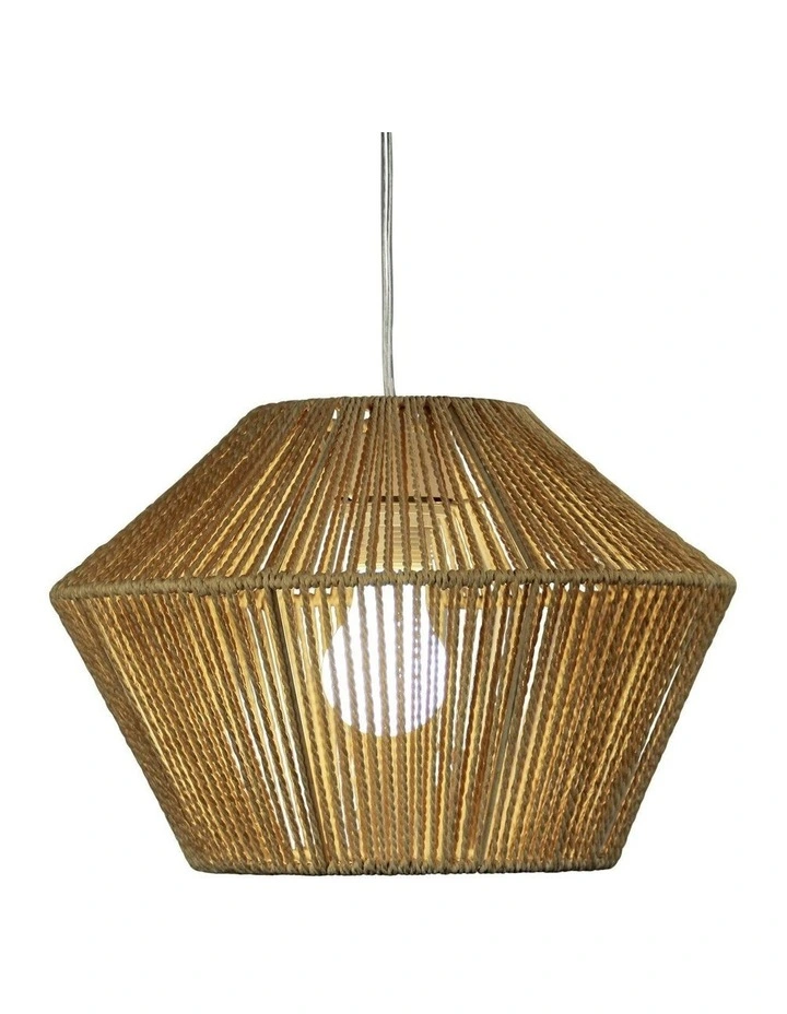 Padang. String Shade Only E27 33cm in Brown image 1