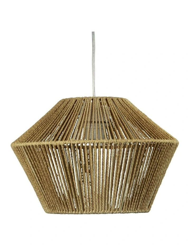 Padang. String Shade Only E27 33cm in Brown image 2