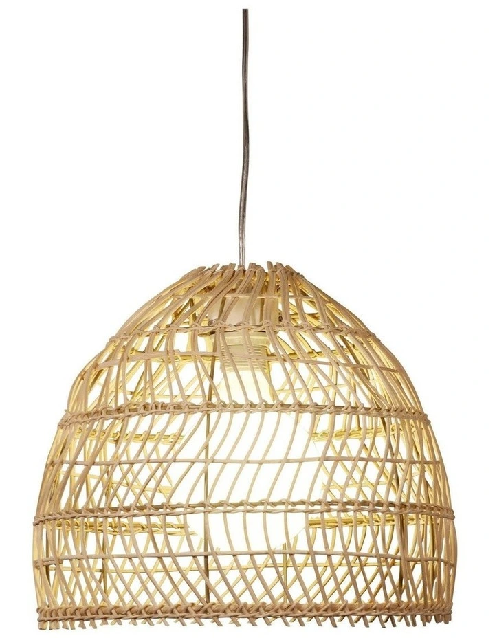 Mette Lamp Shade Lighting Small in Brown image 2
