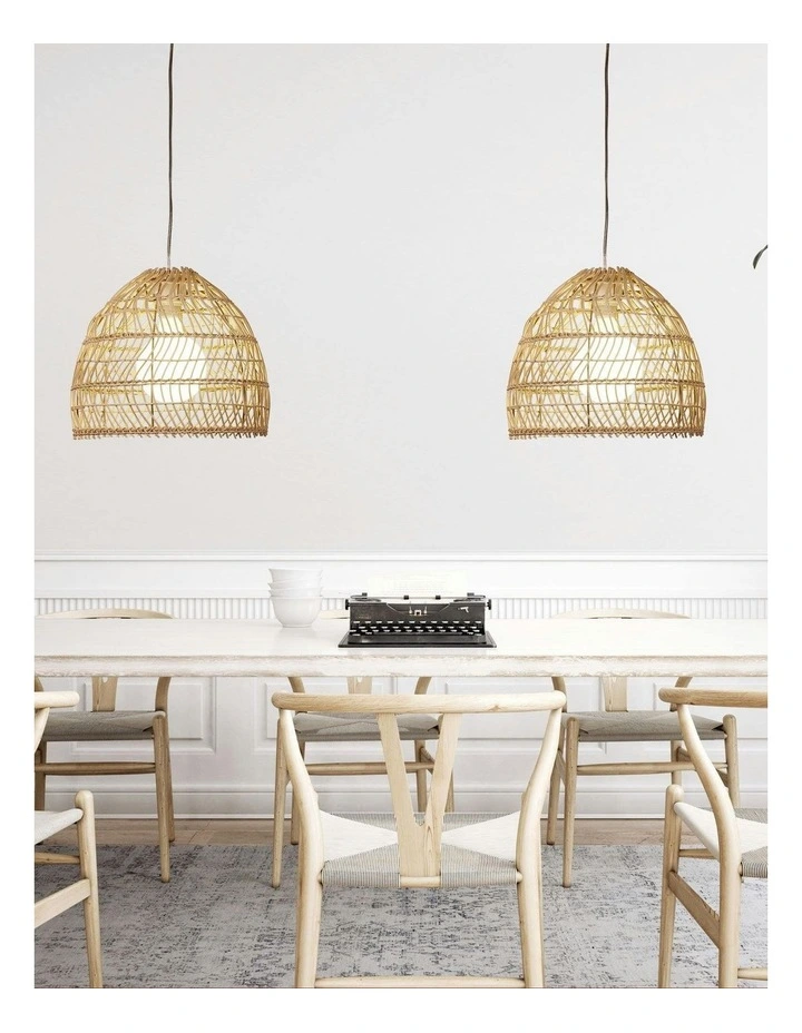 Mette Lamp Shade Lighting Small in Brown image 3
