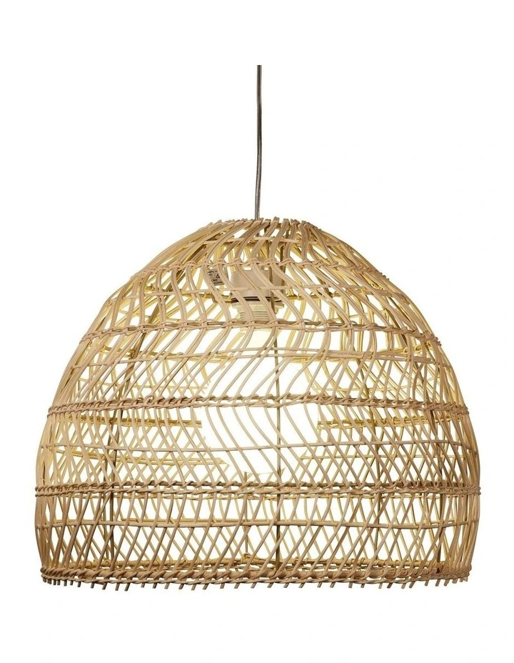 Mette Lamp Shade Large in Brown image 2