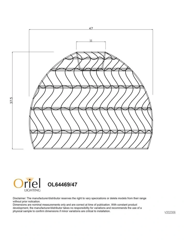 Mette Lamp Shade Large in Brown image 4
