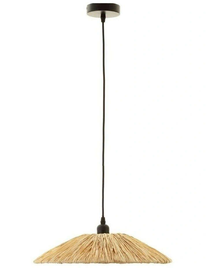 Raffia Small Pendant Light in Beige image 2