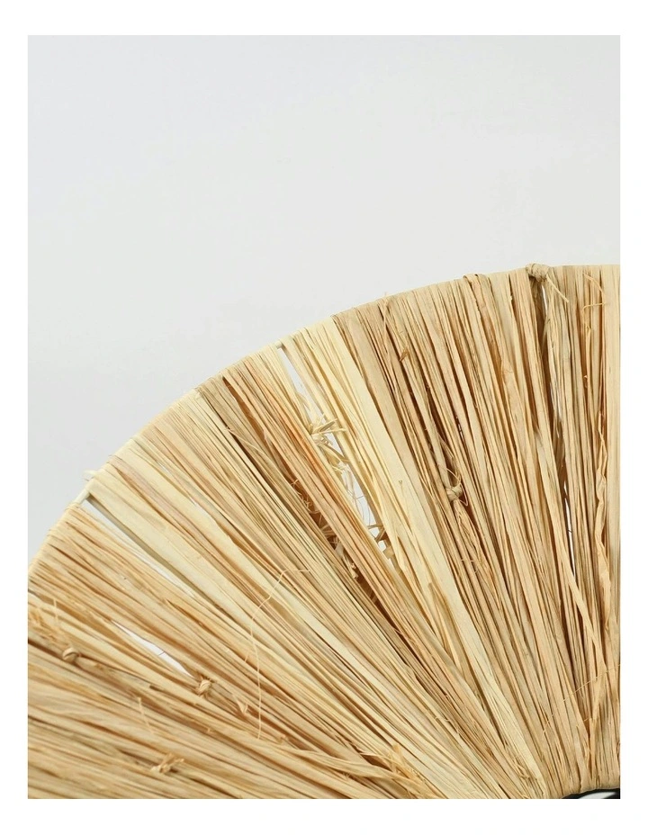 Raffia Medium Pendant Light in Beige image 2