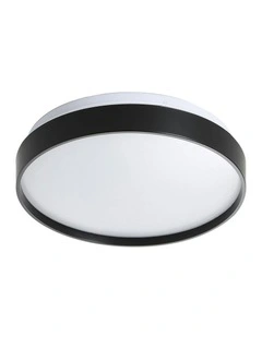 Tri-Colour Led Ceiling Light 33cm in Black