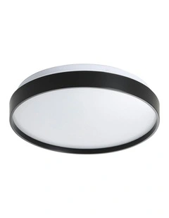 Tri-Colour Led Ceiling Light 38cm in Black