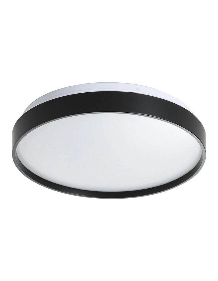 Tri-Colour Led Ceiling Light 38cm in Black image 1