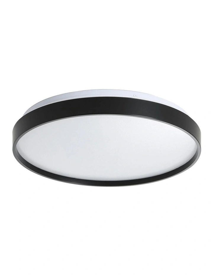 Tri-Colour Led Ceiling Light 48cm in Black image 1