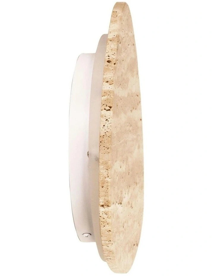 Reul Tri-Colour Led Wall Light 27cm in Travertine image 1
