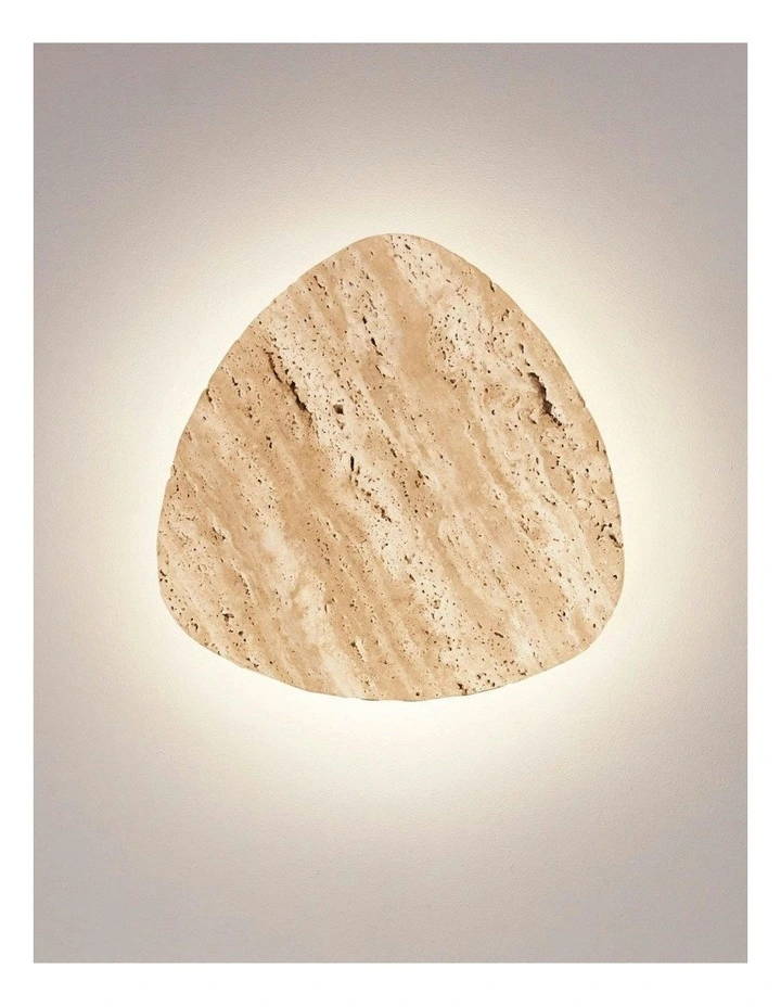 Reul Tri-Colour Led Wall Light 20cm in Travertine image 2