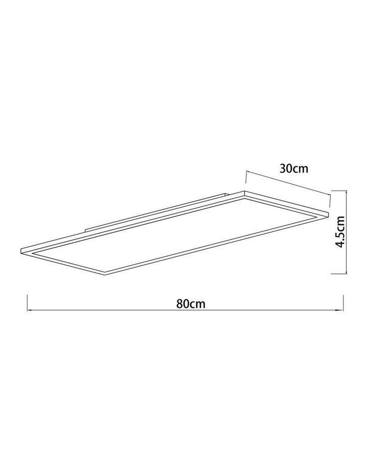 Maiken Led Cct Small Panel Ceiling Light in White image 5