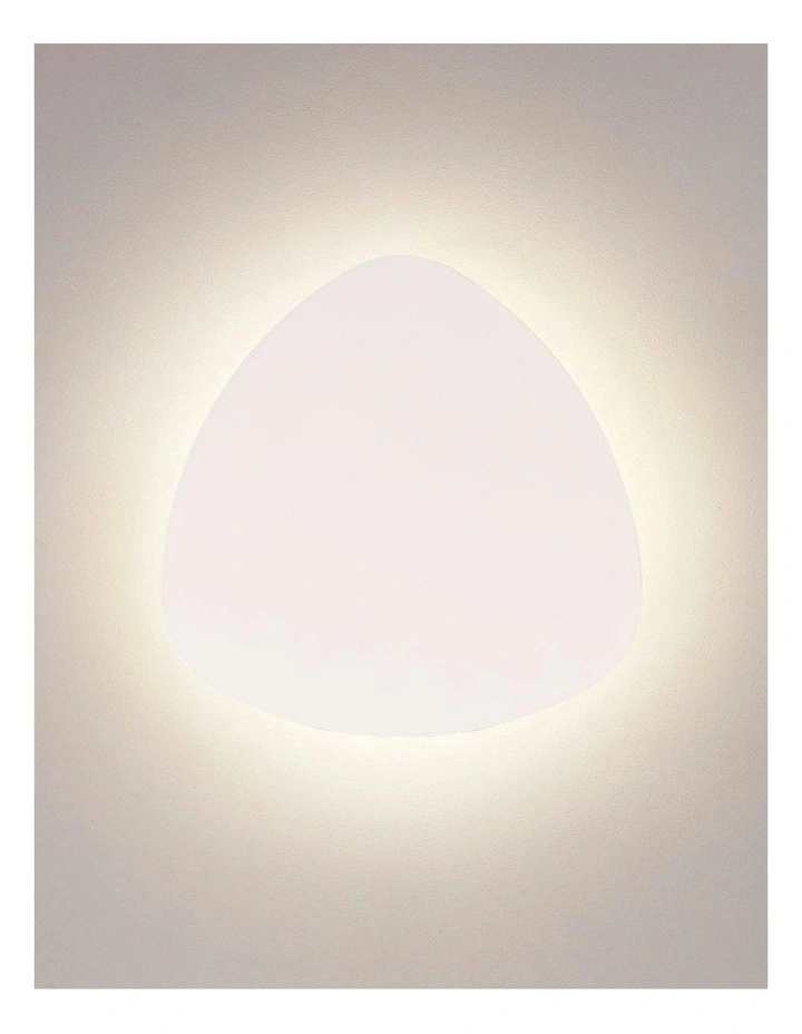 Reul Tri-Colour Led Wall Light 20cm in White image 2
