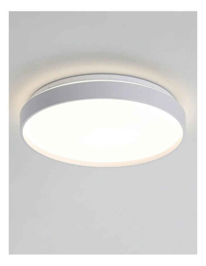 Leena Tri-Colour Led Ceiling Light 38cm in White image 2