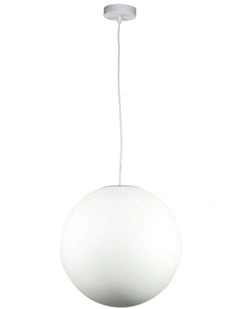 Phase Acrylic Sphere Pendant Light 30cm