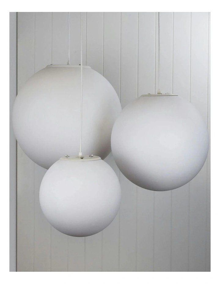 Phase Acrylic Sphere Pendant Light 30cm image 3