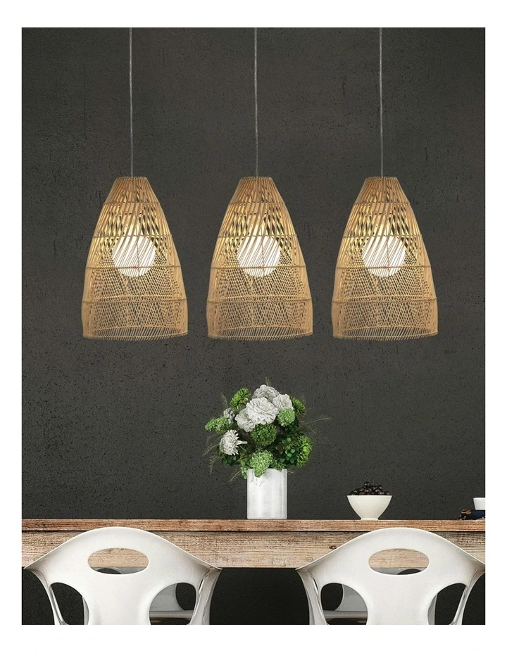 Oden Natural E27 Rattan Shade 30cm image 3