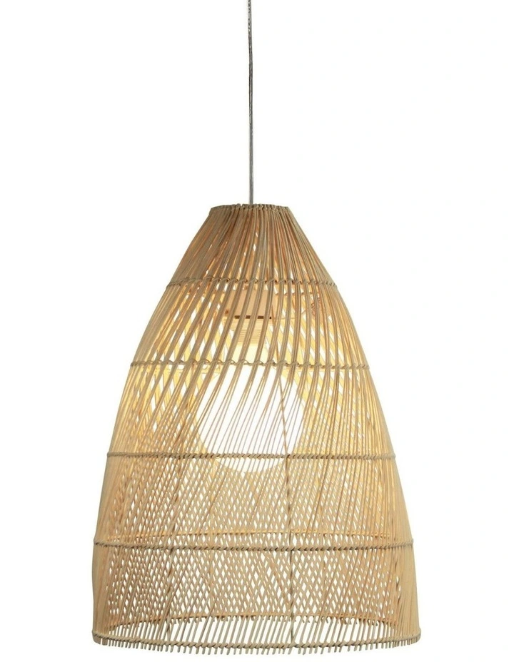 Oden Natural Rattan Shade E27 38cm image 3
