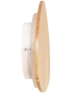 Reul Tri-Colour LED Wall Light Timber 20cm