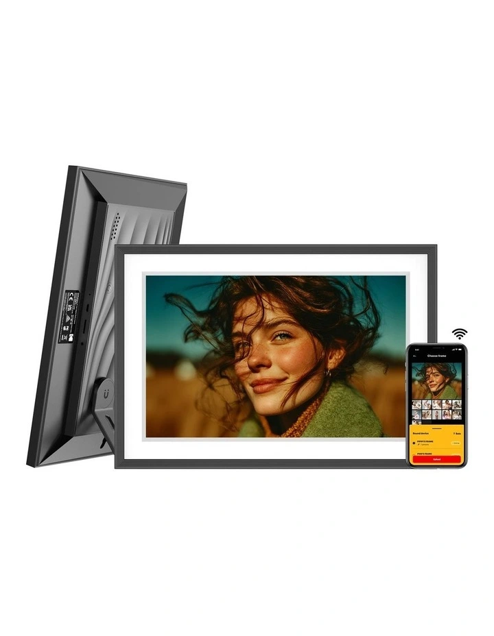 KODAK RCF-1018 10.1 Wi-Fi Digital Photo Frame, 32GB Touchscreen, Auto-Rotate, Photo, Video & Music image 1