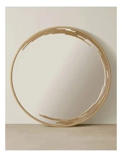 Jubilee Gold Round Mirror