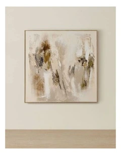Crimson Silence Painting 100x100cm