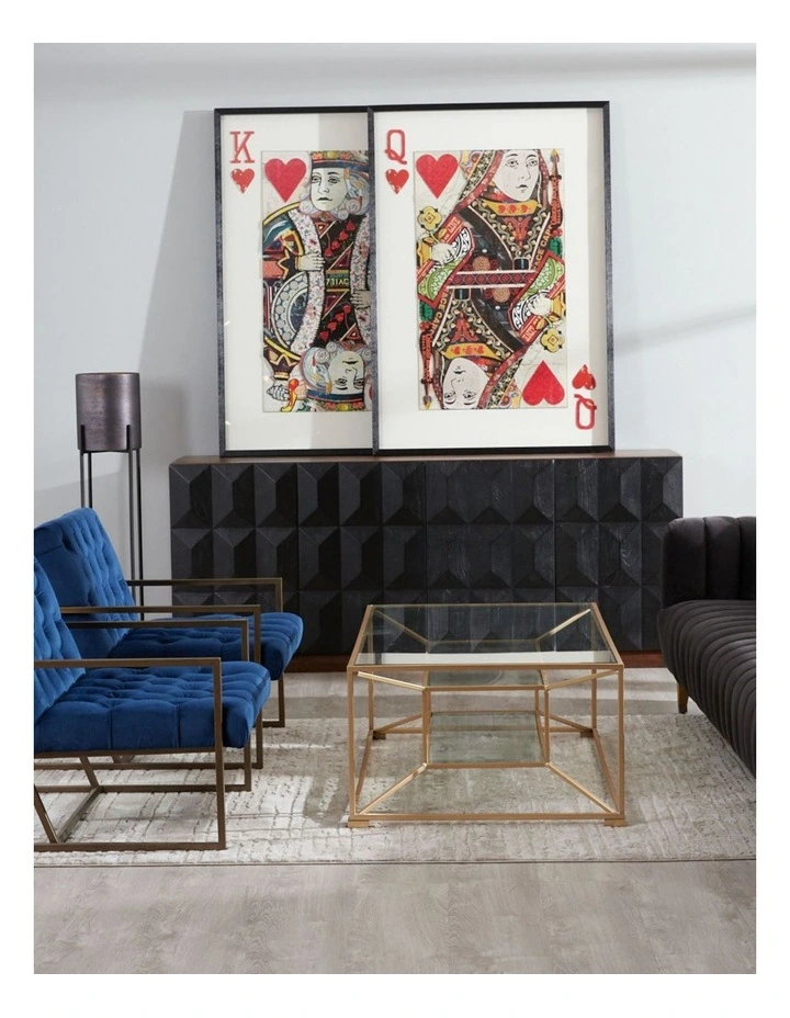 King Of Hearts Framed Paper Collage image 4