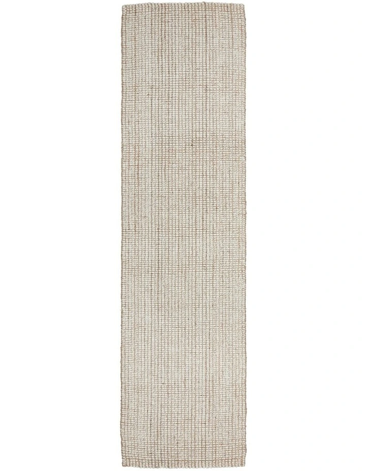 Arabella Runner Rug in Cream image 1