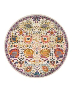 Babylon 206 Round Rug in Multi