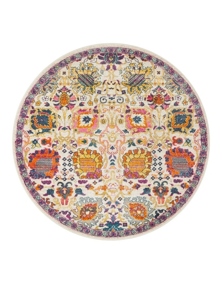 Babylon 206 Round Rug in Multi image 1