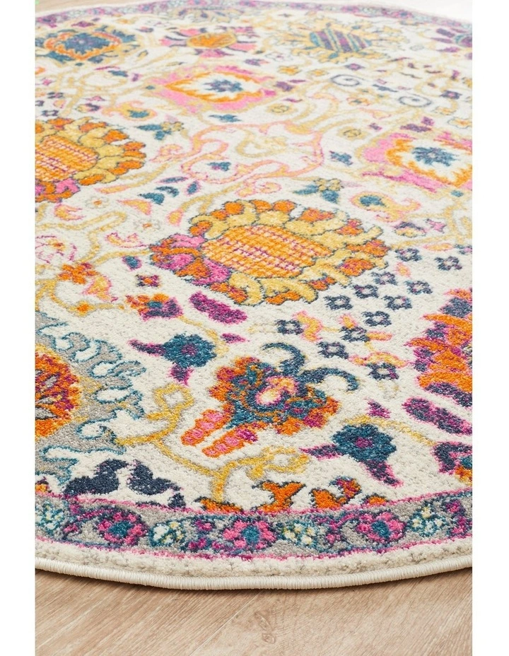 Babylon 206 Round Rug in Multi image 3