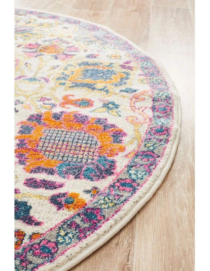 Babylon 206 Round Rug in Multi image 4