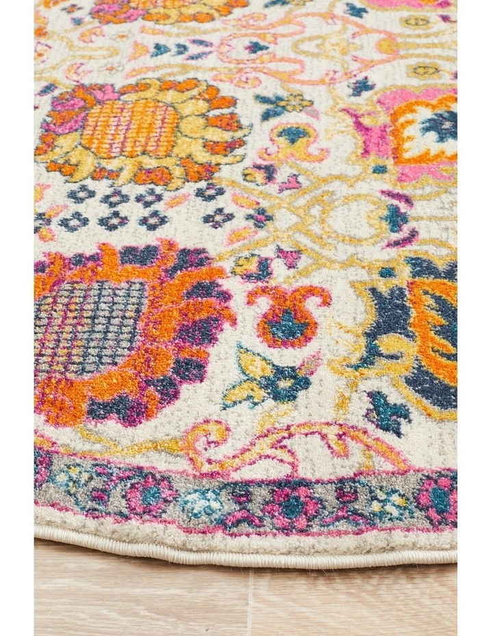 Babylon 206 Round Rug in Multi image 5