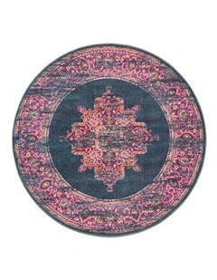 Babylon 211 Round Rug in Multi