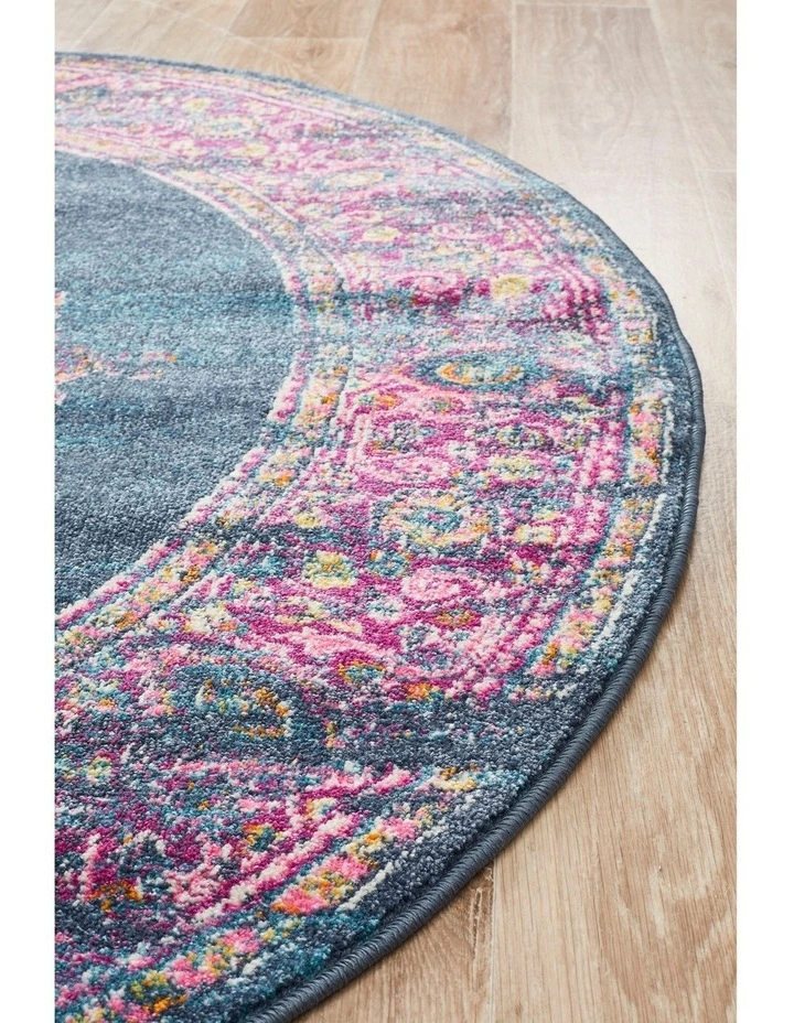 Babylon 211 Round Rug in Multi image 4