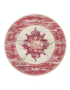 Babylon 211 Round Rug in Multi