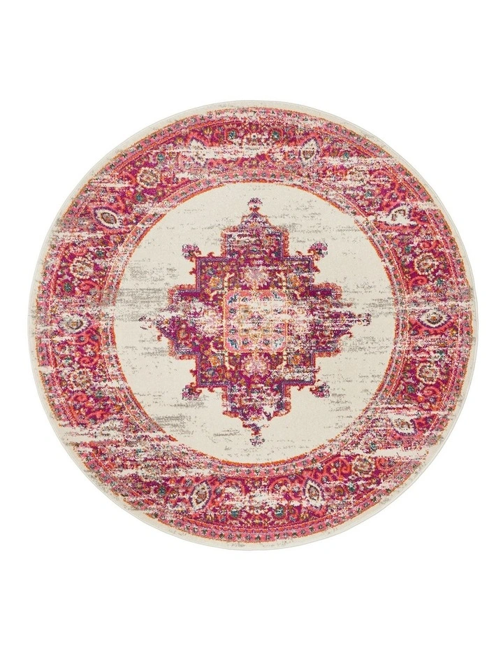 Babylon 211 Round Rug in Multi image 1
