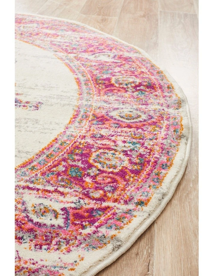 Babylon 211 Round Rug in Multi image 4