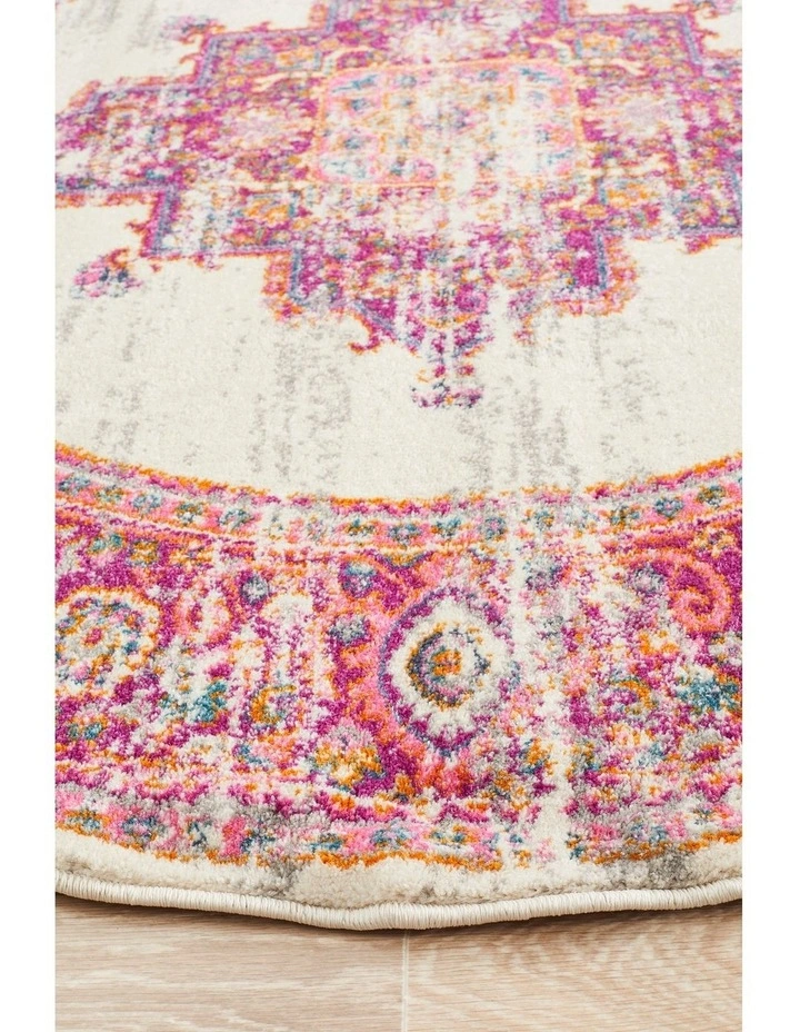 Babylon 211 Round Rug in Multi image 5