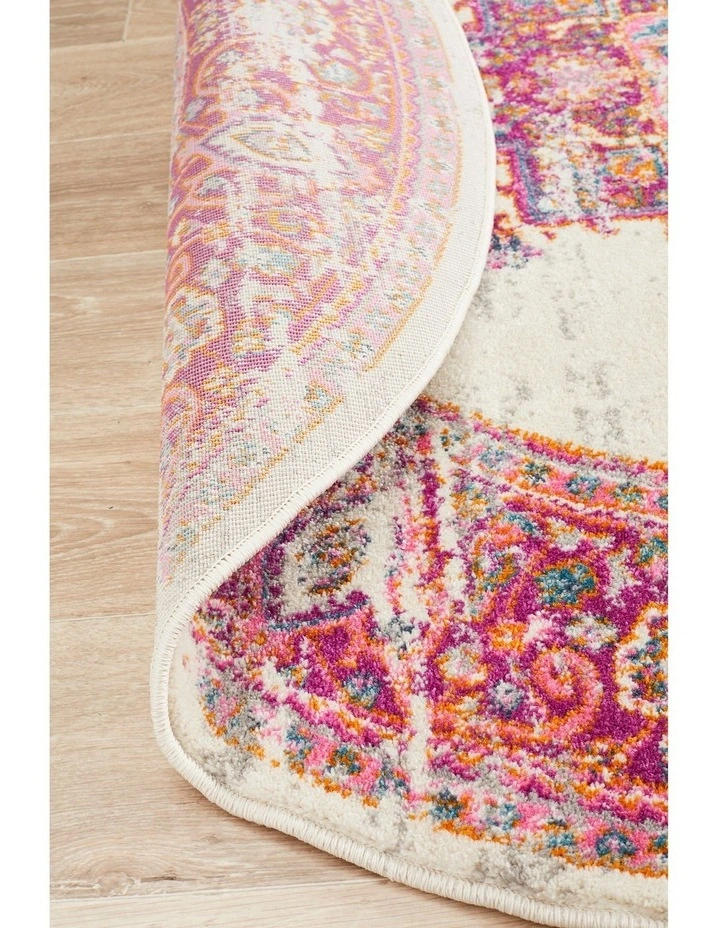 Babylon 211 Round Rug in Multi image 7