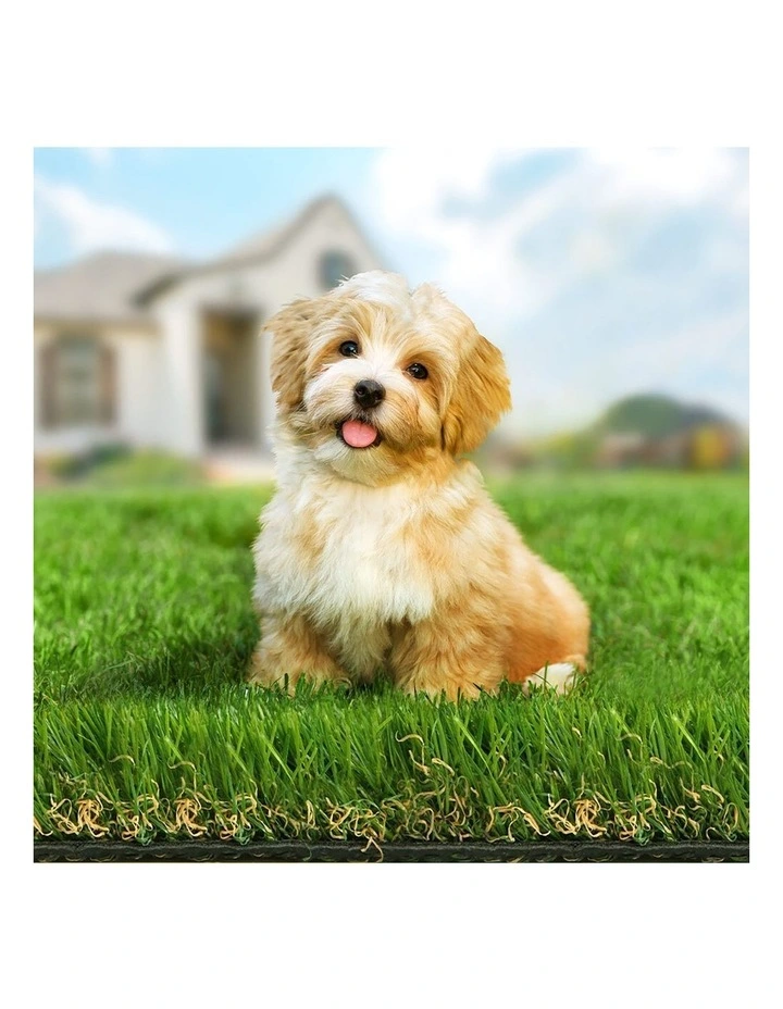 Artificial Grass 45mm 1x10m Synthetic Turf Fake Yarn Lawn image 2