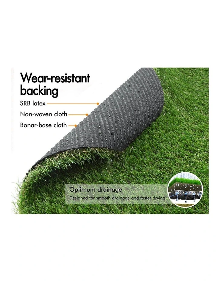 Artificial Grass 45mm 1x10m Synthetic Turf Fake Yarn Lawn image 5