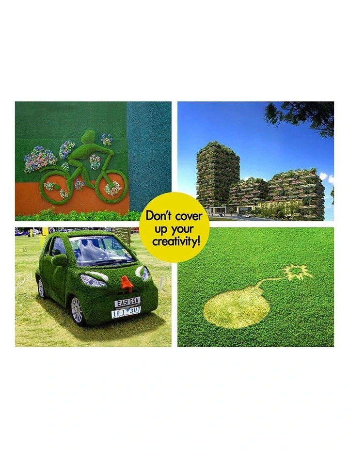 Artificial Grass 45mm 1x10m Synthetic Turf Fake Yarn Lawn image 6