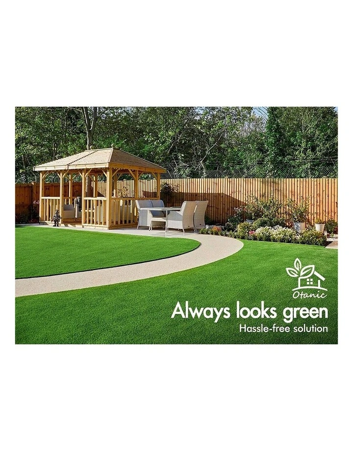 2mx5m Artificial Grass 35mm 20sqm Synthetic Turf Gloss Fake Lawn image 6